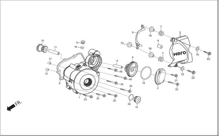 MOTOR GOVDESI SOL KAPAK